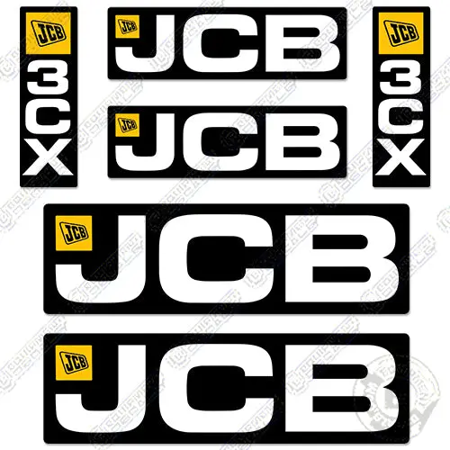 Fits Jcb 3Cx Decal Kit Backhoe 1