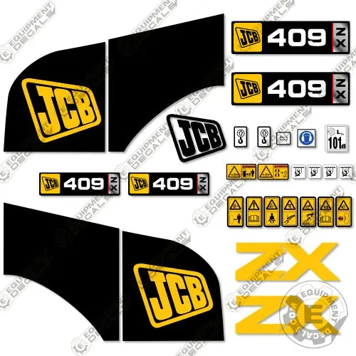 Fits Jcb 409Zx Decal Kit Wheel Loader 1