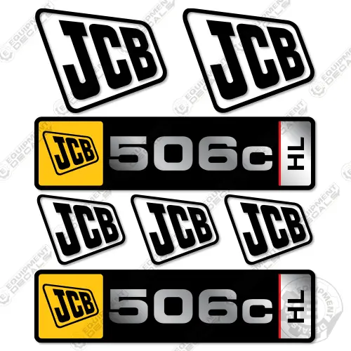 Fits Jcb 506C Hl Decal Kit Telehandler 1