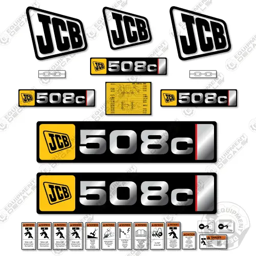 Fits Jcb 508C Decal Kit Telehandler - Custom Style! 1