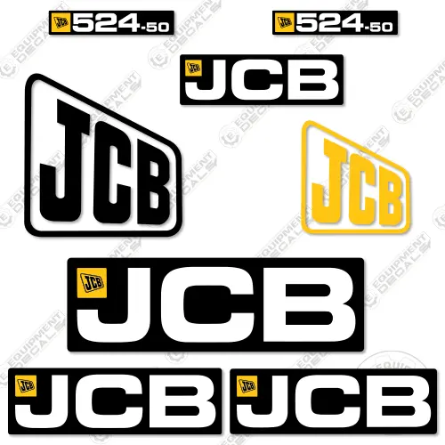 Fits Jcb 524-50 Decal Kit Telehandler (2012 - 2014) 1