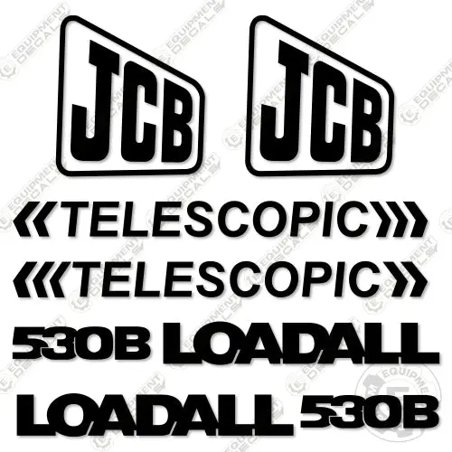 Fits Jcb 530B Decal Kit Telehandler 1