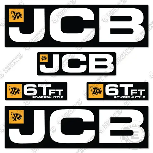 Fits Jcb 6T Ft Decal Kit Site Dumper 1
