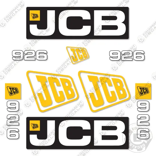 Fits Jcb 926 Decal Kit Forklift 1
