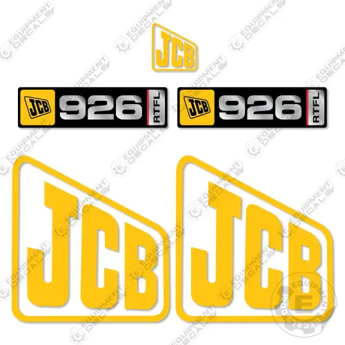 Fits Jcb 926Rtfl Decal Kit Forklift 1