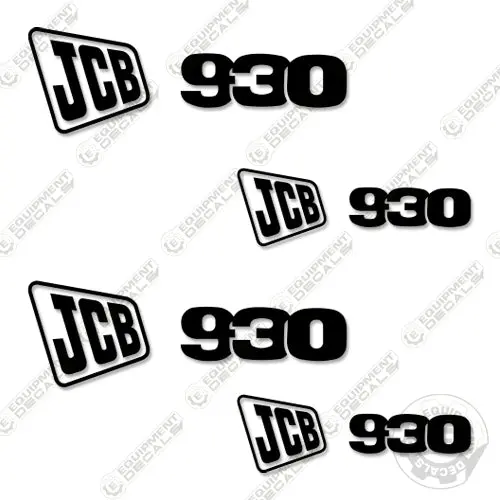 Fits Jcb 930 Decal Kit Forklift 1