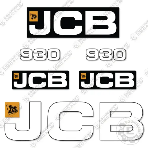 Fits Jcb 930 Decal Kit Forklift 1