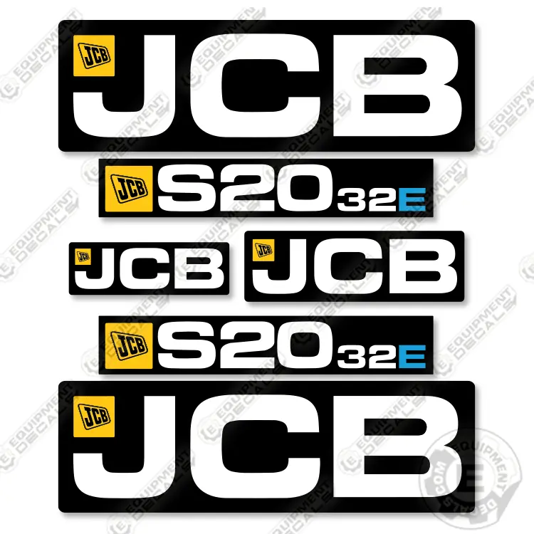 Fits Jcb S20-32E Decal Kit Scissor Lift 1