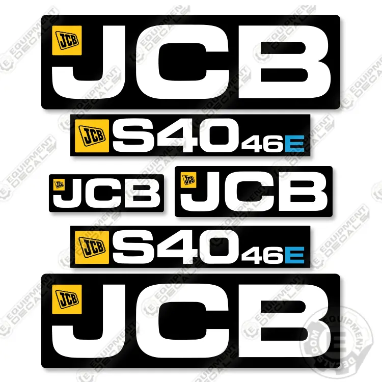 Fits Jcb S40-46E Decal Kit Scissor Lift 1