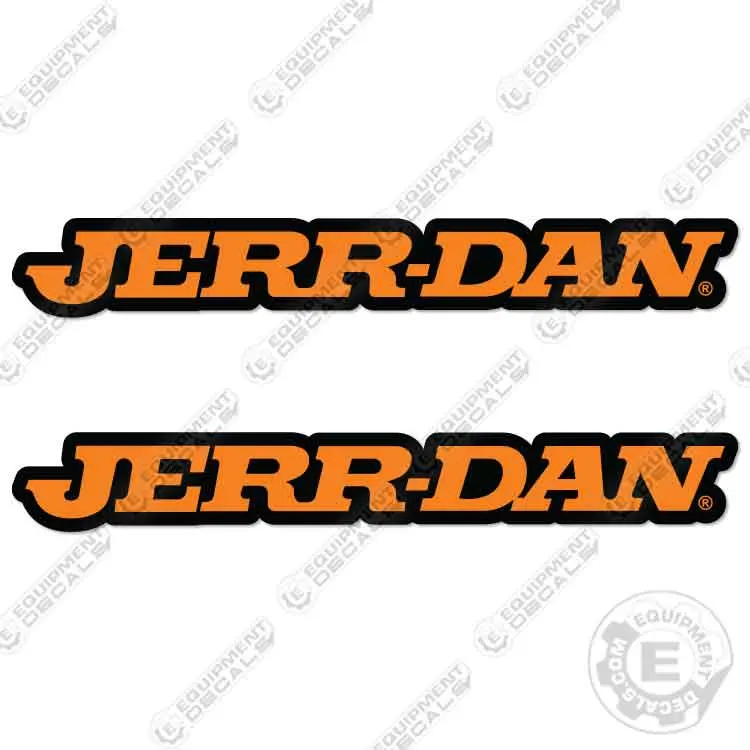 Fits Jerr-Dan Decal Kit Trailer Logo Replacement Stickers 1