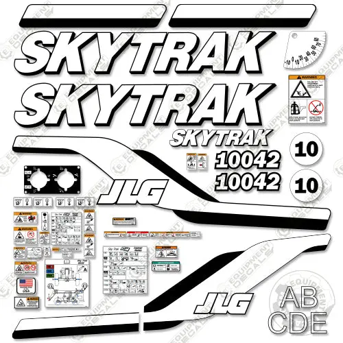 Fits Jlg Skytrak 10042 Decal Kit Telehandler 1
