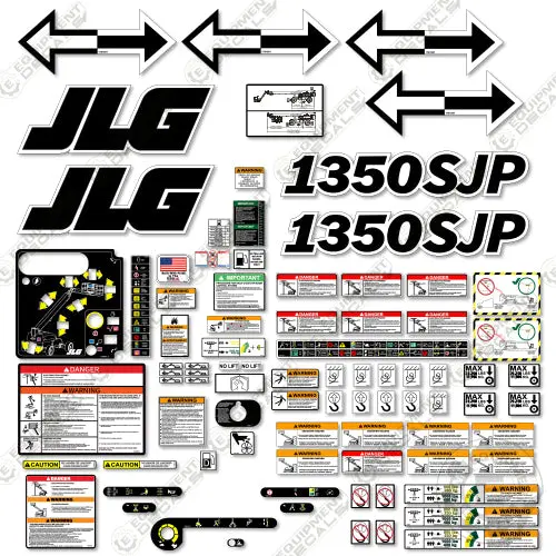 Fits Jlg 1350Sjp Decal Kit Boom Lift 1