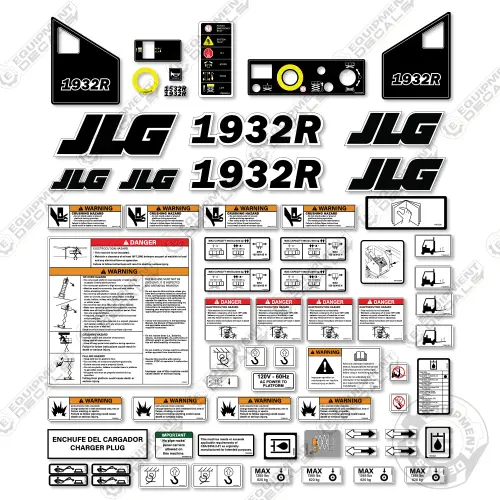 Fits Jlg 1932R Decal Kit Scissor Lift 1