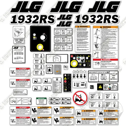 Fits Jlg 1932Rs Decal Kit Scissor Lift 1