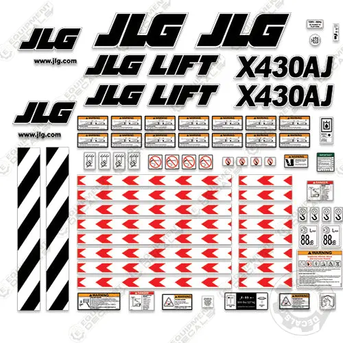 Fits Jlg X430aj Decal Kit Boom Lift 1