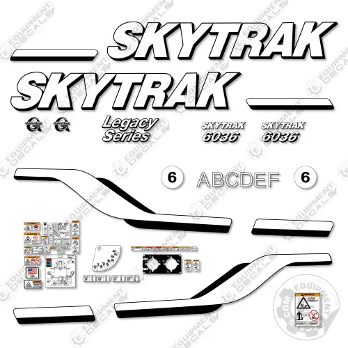 Fits Jlg 6036 Legacy Series Decal Kit Telehandler Skytrak 1