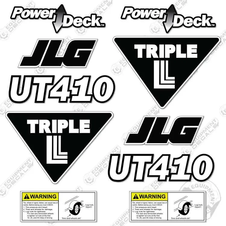 Fits Jlg Ut410 Decal Kit Trailer 1