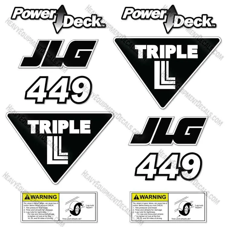 Fits Jlg Ut449 Decal Kit Trailer 1