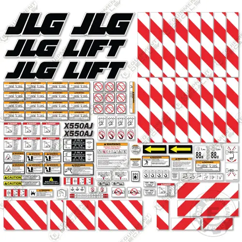 Fits Jlg X550aj Decal Kit Compact Boom Lift 1