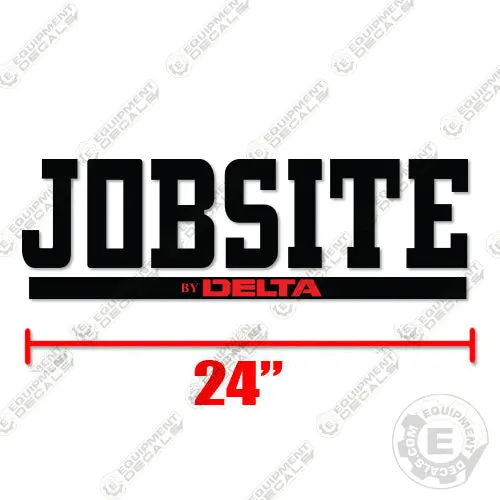 Fits Jobsite Logo Decal (24") Storage Box 1