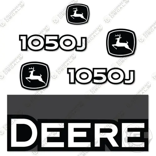 Fits John Deere 1050J Decal Kit Dozer Crawler 1