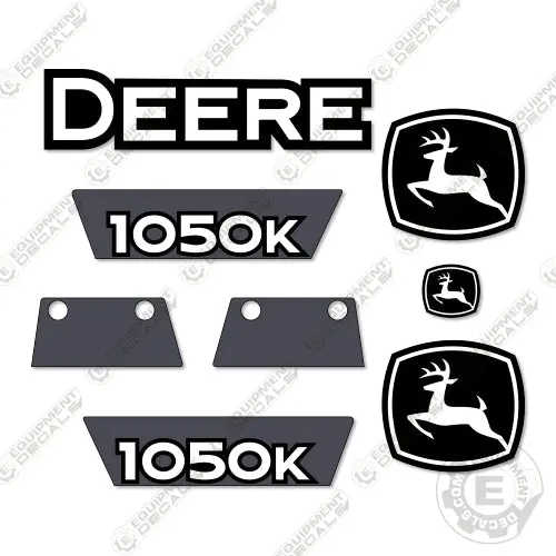 Fits John Deere 1050K Decal Kit Dozer Crawler 1