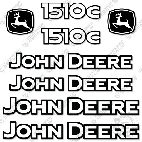 Fits John Deere 1510C Decal Kit Pull Scraper 1