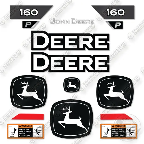Fits John Deere 160P Decal Kit Mid-Size Excavator 1