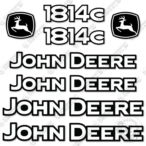 Fits John Deere 1814C Decal Kit Pull Scraper 1