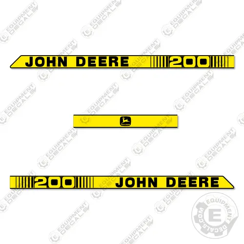 Fits John Deere 200 Decal Kit Riding Mower 1