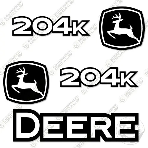 Fits John Deere 204K Decal Kit Wheel Loader 1
