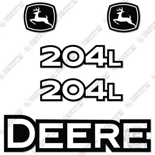 Fits John Deere 204L Decal Kit Skip Loader 1