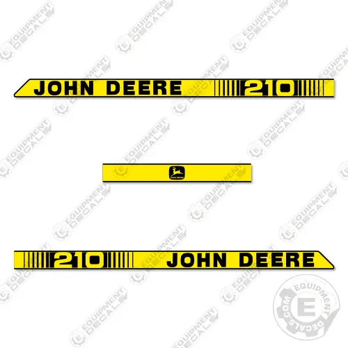 Fits John Deere 210 Decal Kit Riding Mower 1