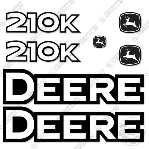 Fits John Deere 210K Skip Loader Decal Kit 1
