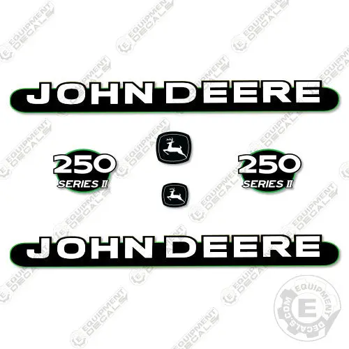 Fits John Deere 250 Series 2 Skid Steer Decal Kit 2