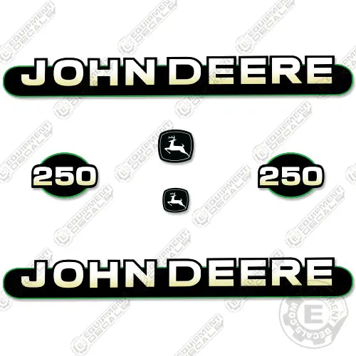 Fits John Deere 250 Skid Steer Decal Kit 2