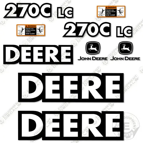 Fits John Deere 270Clc Decal Kit Excavator 1