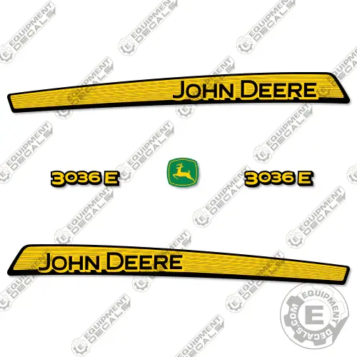 Fits John Deere 3036E Decal Kit Tractor 1
