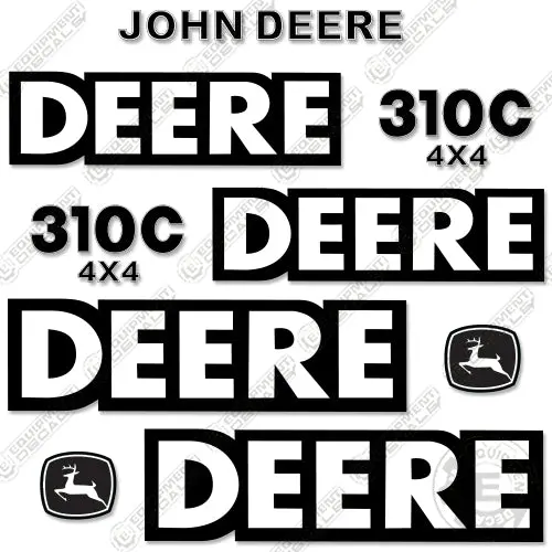 Fits John Deere 310C Decal Kit Backhoe Loader 1