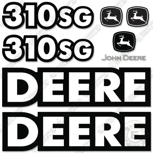 Fits John Deere 310Sg Wheel Loader Backhoe Decal Kit 1