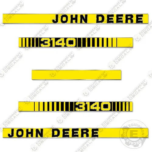 Fits John Deere 3140 Decal Kit Tractor 1