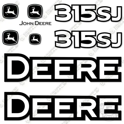 Fits John Deere 315Sj Decal Kit Backhoe 1