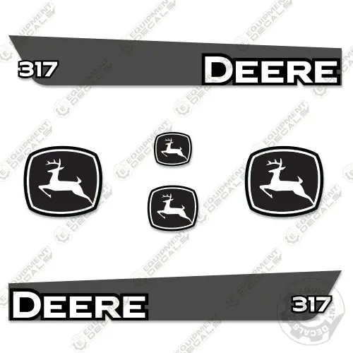 Fits John Deere 317 Skid Steer Equipment Decals 1