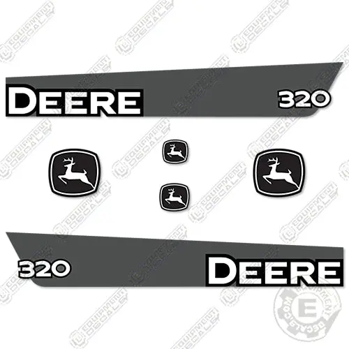 Fits John Deere 320 Skid Steer Decal Kit 1