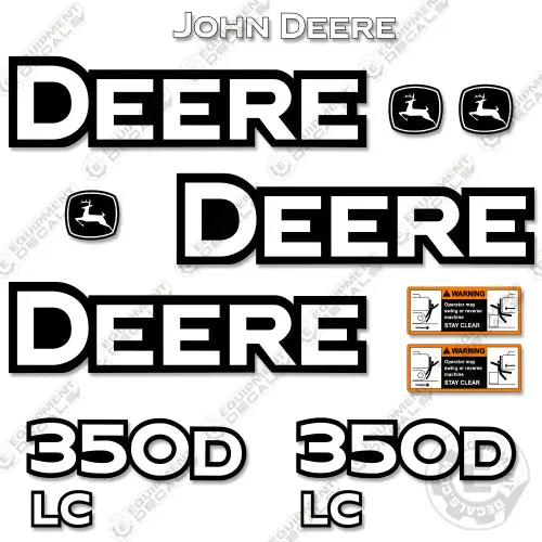 Fits John Deere 350Dlc Decal Kit Excavator 1