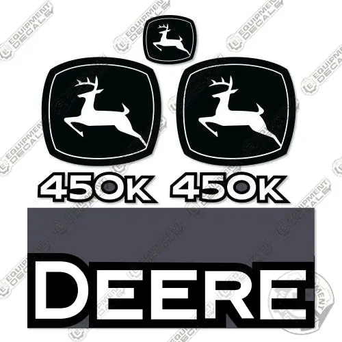 Fits John Deere 450K Dozer Crawler Decal Kit 1