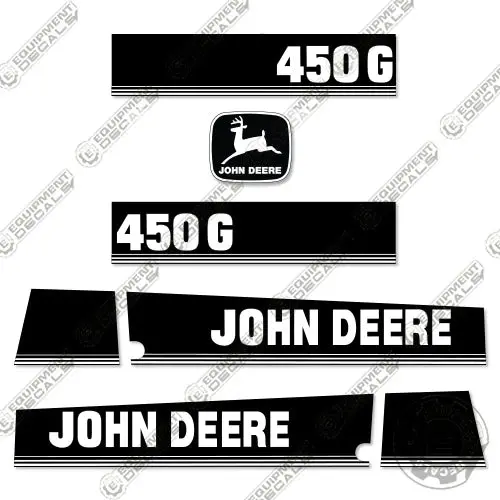 Fits John Deere 450G Crawler Tractor Dozer Decal Kit 1