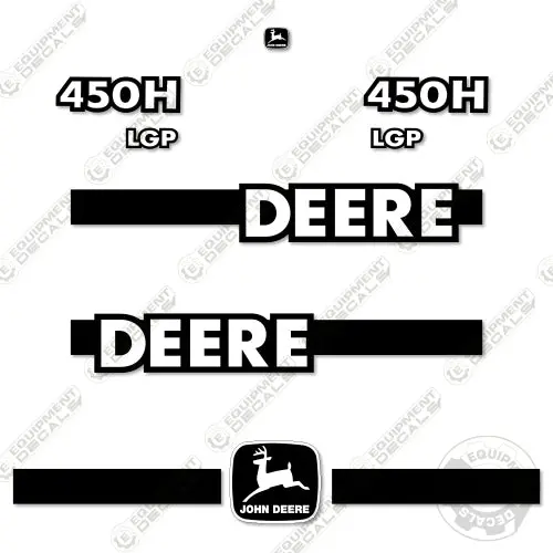 Fits John Deere 450H Lgp Decal Kit Dozer (1999-2001) 1