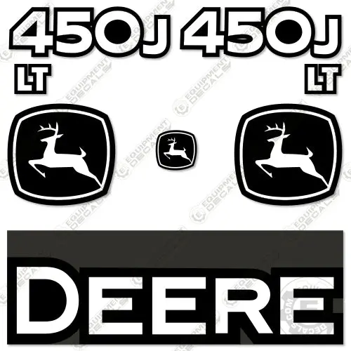 Fits John Deere 450J Lt Decal Kit Dozer Crawler 1