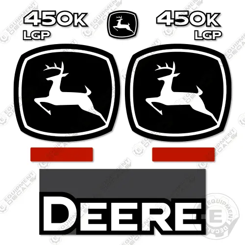 Fits John Deere 450K Lgp Decal Kit Dozer Crawler (2021+) 1
